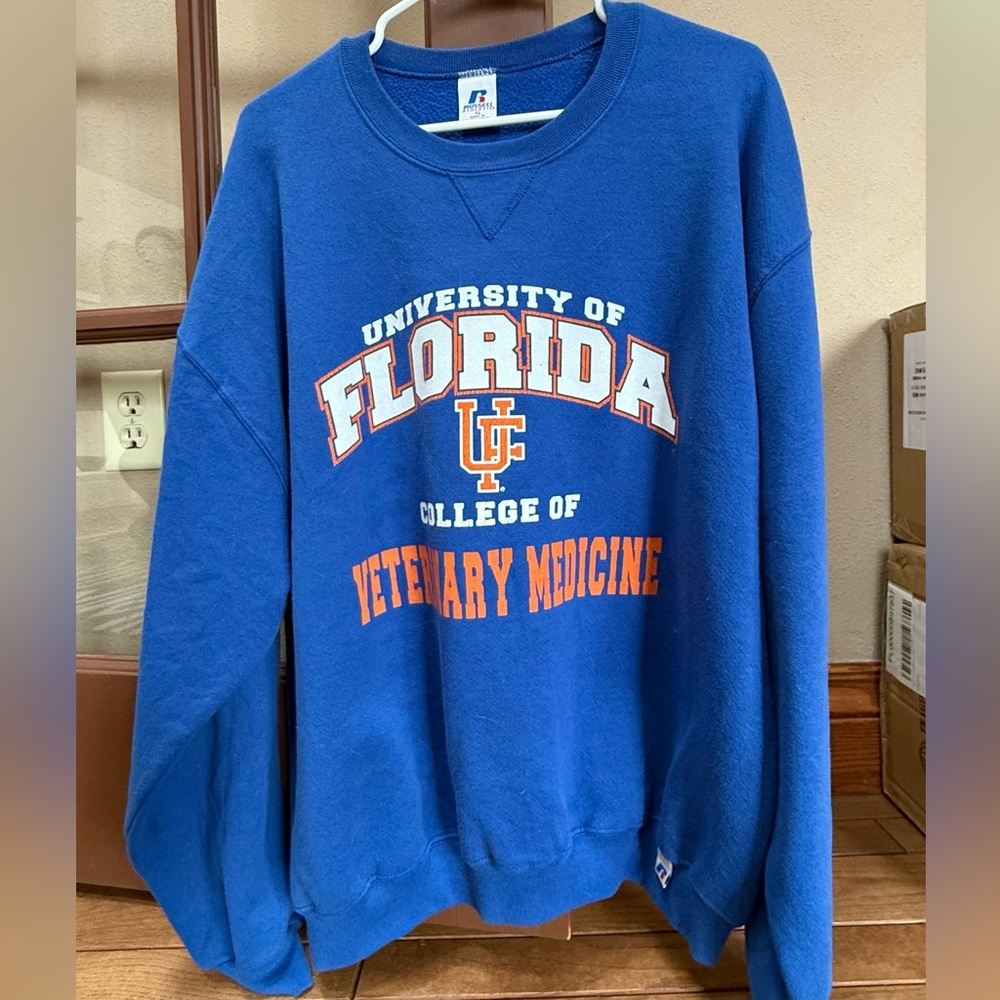 Blue/orange University of Florida Vet Med Sweatshirt